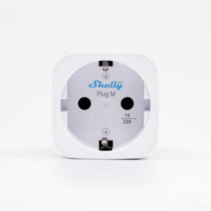 Shelly · Plug & Play "Plug M Gen3 White" · Smarter Zwischenstecker · 13A · Messfunktion · WLAN · BT · weiß
