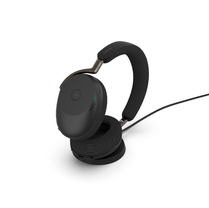 Jabra Evolve3 85 UC, Link390a, Black,WLC Chrg