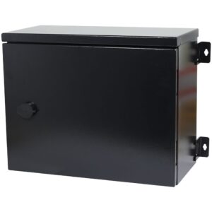 ALLNET DIN-RAIL Wandgehäuse, T223mm, Schwarz, IP55, SO-DIN-Serie,