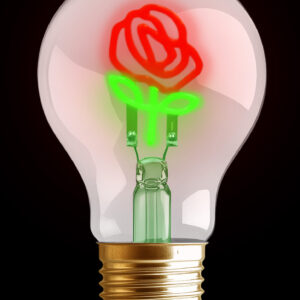 Synergy 21 LED Retrofit Deko Bulb A68-Rose Aufladbar