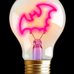 Synergy 21 LED Retrofit Deko Bulb A68-Halloween Fledermaus Aufladbar