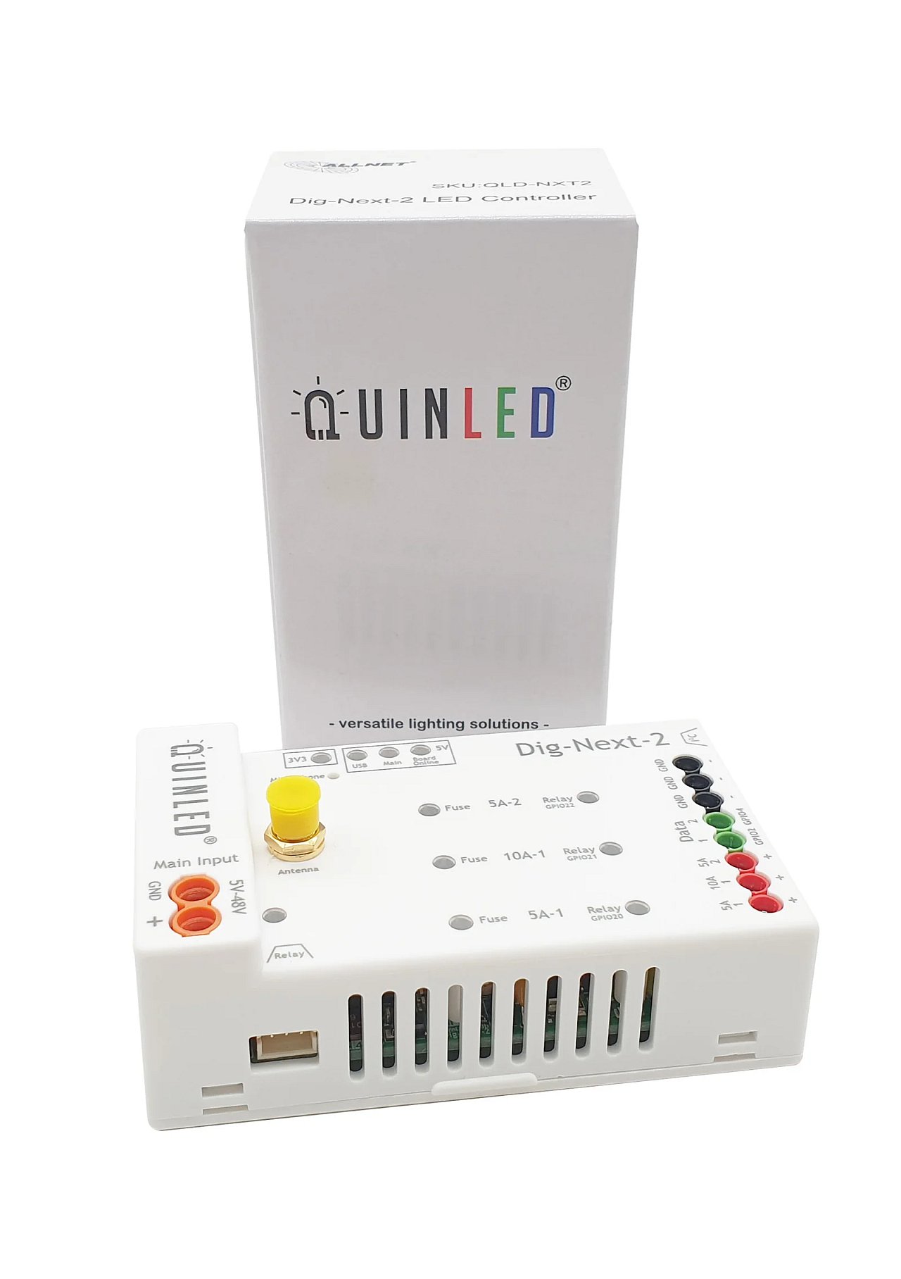 Synergy 21 LED QuinLED Dig-Next-2 WLED ESP32 Pixel Controller