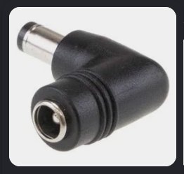 Synergy 21 LED zub Hohlstecker mit Schraubklemmen 90° gewinkelt