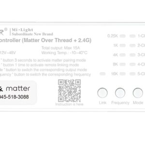 Synergy 21 LED Controller Matter-Serie 5in1 RGB-WW (RGB-CCT) DC12~24V Matter Over Thread + 2.4G *Milight/Miboxer*