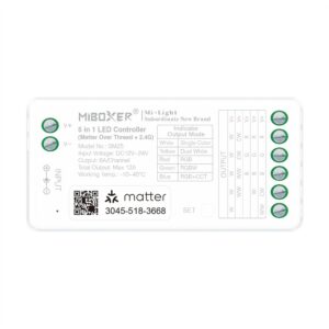 Synergy 21 LED Controller Matter-Serie 5in1 (Single Colour/CCT(dual white)/RGB/RGB-W/RGB+CCT) Matter Over Thread+2.4GHz IP20 *Milight/Miboxer*
