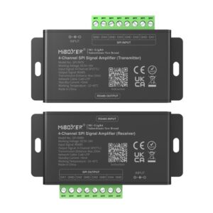 MiBoxer SPI-PA4 LED Pixel LED Controller SPI-Serie 4-Channel Amplifier/Repeater