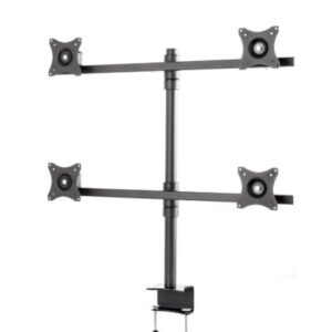 Edbak SV07c-B Tischhalterung für 4 Displays starr zum klemmen 19" - 27"