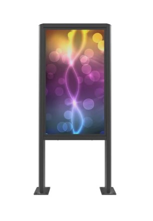 Edbak POK90 Displaygehäuse Outdoor bodenstehend für Samsung LH46OHA 46"