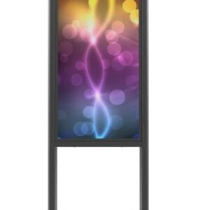Edbak POK91 Displaygehäuse Outdoor bodenstehend für LG 49XE4F-M 49"