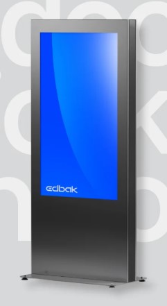 Edbak IDS10.55 Stele Indoor, universal, passiv, bodenstehend, mit Schutzglas 55"