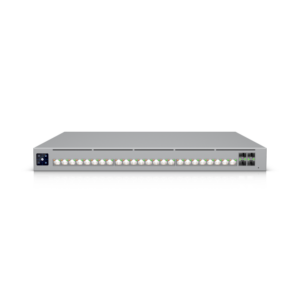 Ubiquiti Switch full managed Layer3 28 Port • Stacking • 16x 10GbE • 8x 2,5GbE • PoE Budget 1050W • 24x PoE bt • 4x SFP28 • 19" • UniFi • ECS-24S-PoE
