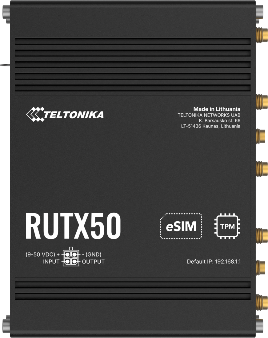 Teltonika · Router · RUTX50 · 5G Modem Router/WLAN · New