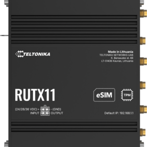 Teltonika · Router · RUTX11 · LTE CAT6 Router WLAN, Dual Band WiFi (Wave-2 802.11ac), 4x Gigabit LAN Port, Bluetooth, 2 SIM, USB, GNSS, M2M