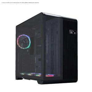 1stPlayer PC Gehäuse RT7 Schwarz mit 4 Lüftern
