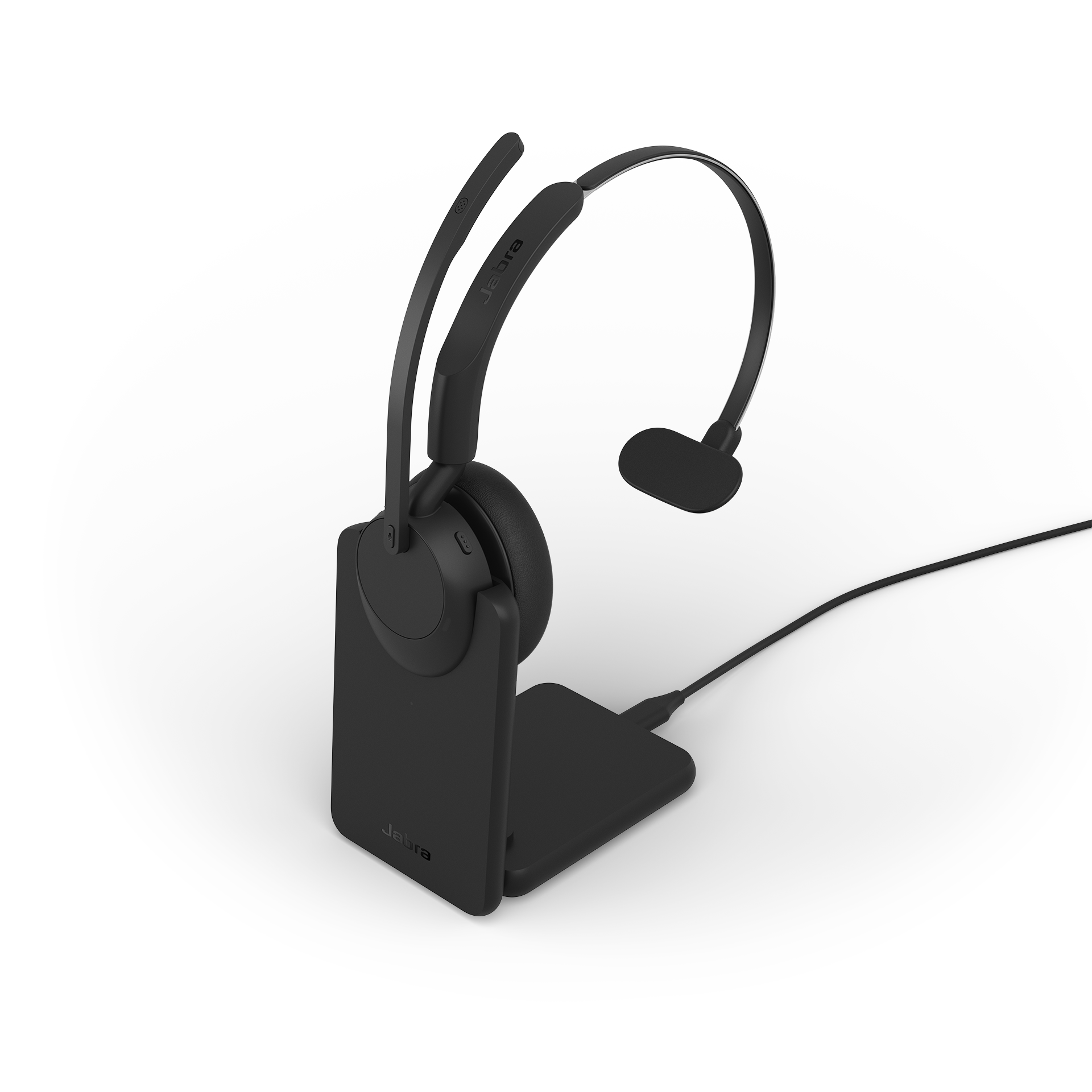 Jabra Evolve3 45 Mono, LINK 390a, UC, Stand