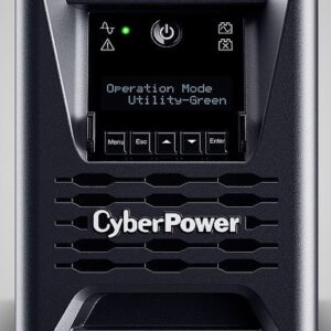 CyberPower USV, PR Tower-Serie, 1000VA/1000W, Line-Interactive, reiner Sinus, LCD, USB/RS232/CLOUD Interface,