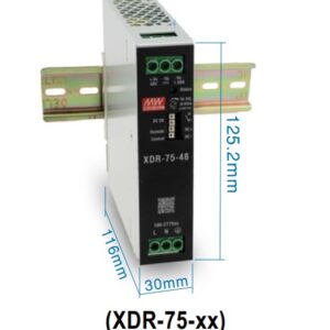 MEAN WELL Netzteil - 48V 75W Hutschiene, schmal