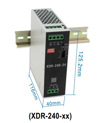 MEAN WELL Netzteil - 48V 240W Hutschiene