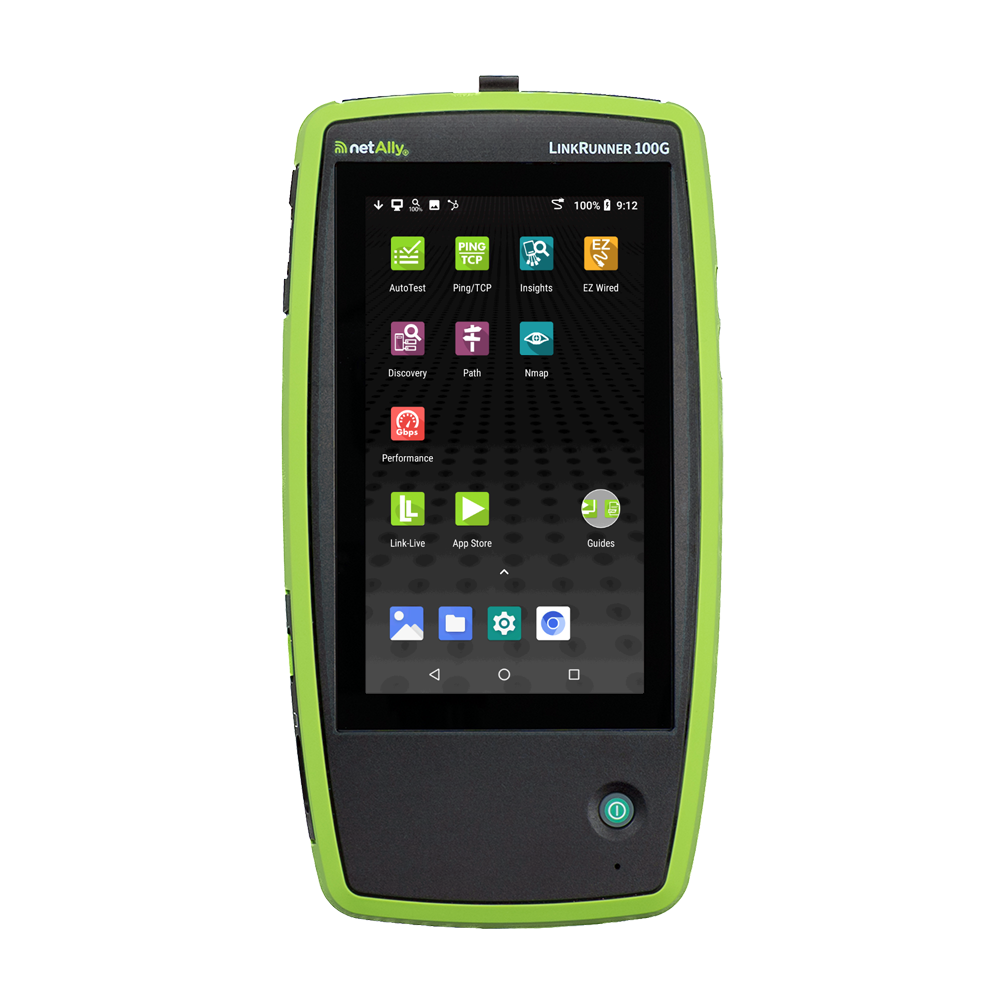 NetAlly LR100G-100-Z, LINKRUNNER 100G NETWORK TESTER