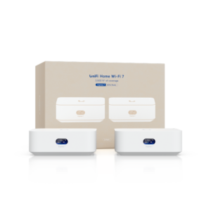 Ubiquiti Express 7 • UniFi OS Console • 2.3 Gbps IDS/IPS • 1x 10 GbE • 1x 2,5 GbE • 30+ Devices • WIFI7 • BE10600 • 2er Pack • UX7-2