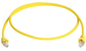 Telegärtner Patchkabel CAT6A, 5m, Gelb, 500MHz, S-STP(S/FTP