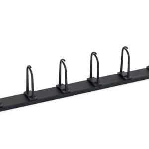 Triton 19"zbh. Kabelführungsplatte mit 6 Bügeln, 1HE, Lichtg