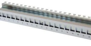 Telegärtner Patchpanel 24xAMJ/AMJ-S-Mod./Kupplung 19" Schwar