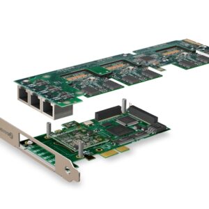 Sangoma 0xBRI/S0 PCIe Basiskarte + Remora + Echo Unterdrücku