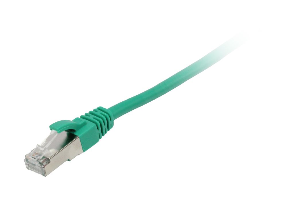 Patchkabel RJ45, CAT5e 100Mhz, 0.5m grün, S-FTP(SF/UTP), Synergy 21,