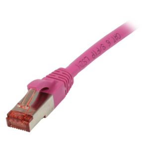 Patchkabel RJ45, CAT6 250Mhz, 25m magenta, S-STP(S/FTP), LSZH, Synergy 21,