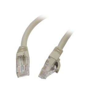 Patchkabel RJ45, CAT6 250Mhz, 5m grau, UTP(U/UTP), PVC, Synergy 21,