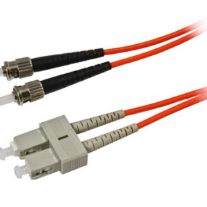 LWL-2-Faser-Patchk. 1.0mtr.ST-SC, 50/125um,OM2, AD=3mm, Synergy 21,