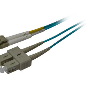 LWL-2-Faser-Patchk. 15mtr.LC-SC, 50/125um,OM3, AD=3mm, Synergy 21,