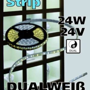 Synergy 21 LED Flex Strip 3528 - 120 DW (CCT) DC24V 24W pro Farbe IP20
