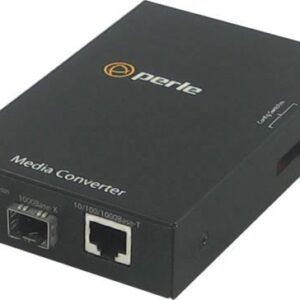 Perle Medien Konverter Rate 10/100/1000 RJ45/SFP-Slots (lee)