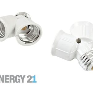 Synergy 21 LED Adapter für LED-Leuchtmittel E27->2*E27