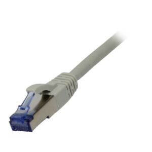Patchkabel RJ45, CAT6A 500Mhz, 30m, grau, S-STP(S/FTP), AWG26, LSZH, Synergy 21