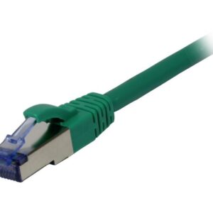 Patchkabel RJ45, CAT6A 500Mhz, 20m, grün, S-STP(S/FTP), AWG26, LSZH, Synergy 21