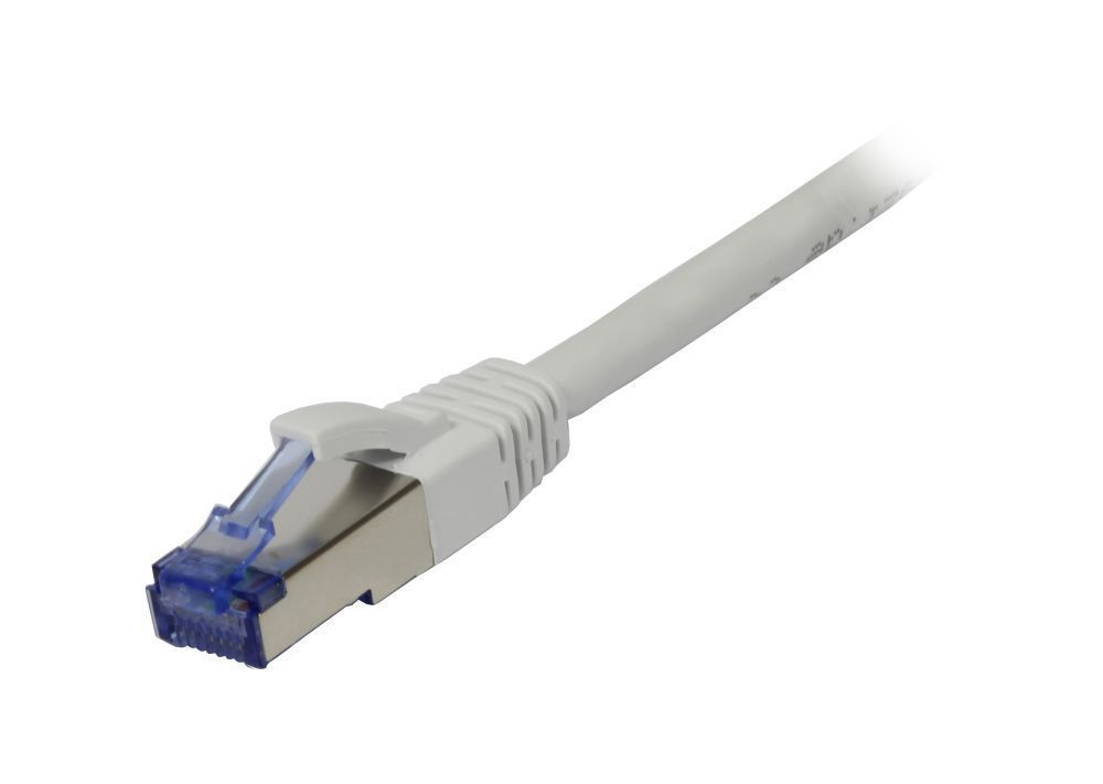 Patchkabel RJ45, CAT6A 500Mhz, 40m, weiss, S-STP(S/FTP), AWG26, LSZH, Synergy 21