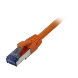 Patchkabel RJ45, CAT6A 500Mhz, 2m, orange, S-STP(S/FTP), AWG26, LSZH, Synergy 21