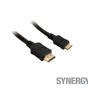 Kabel Video HDMI 1.4 => HDMI-mini, ST/ST, 5m, Ultra HD 4K*2K 3840*2160@30hz 4:4:4 8bit, Synergy21,