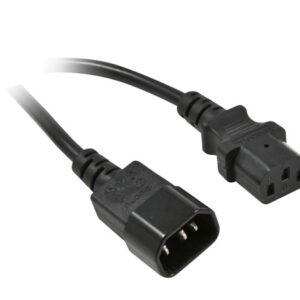 Netzkabel 230V Kaltgeräte IEC-C13(Buchse)/Kaltgeräte IEC-C14(Stecker), 3m, Synergy 21,