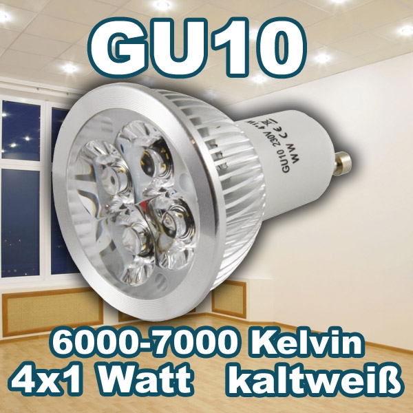 Synergy 21 LED Retrofit GU10 4x1W kw