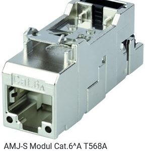 Telegärtner Modul, AMJ-S, CAT6A, TP/LSA, Snap-In, 24-Pack, (Keystone), T568A,