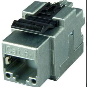 Telegärtner Modul, AMJ, CAT6A, TP/LSA, Snap-In, 2-Pack, T568B, (Keystone)