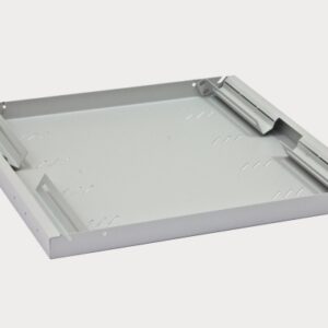 Triton 19"zbh. Zwischenboden, 150mm, Frontmontage, Lichtgrau,