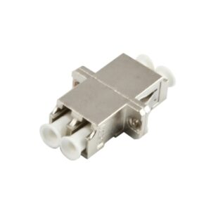 LWL-Kupplung,LC-Buchse/LC-Buchse, 50/125u Multimode, duplex, Metall mit Flansch, Synergy 21